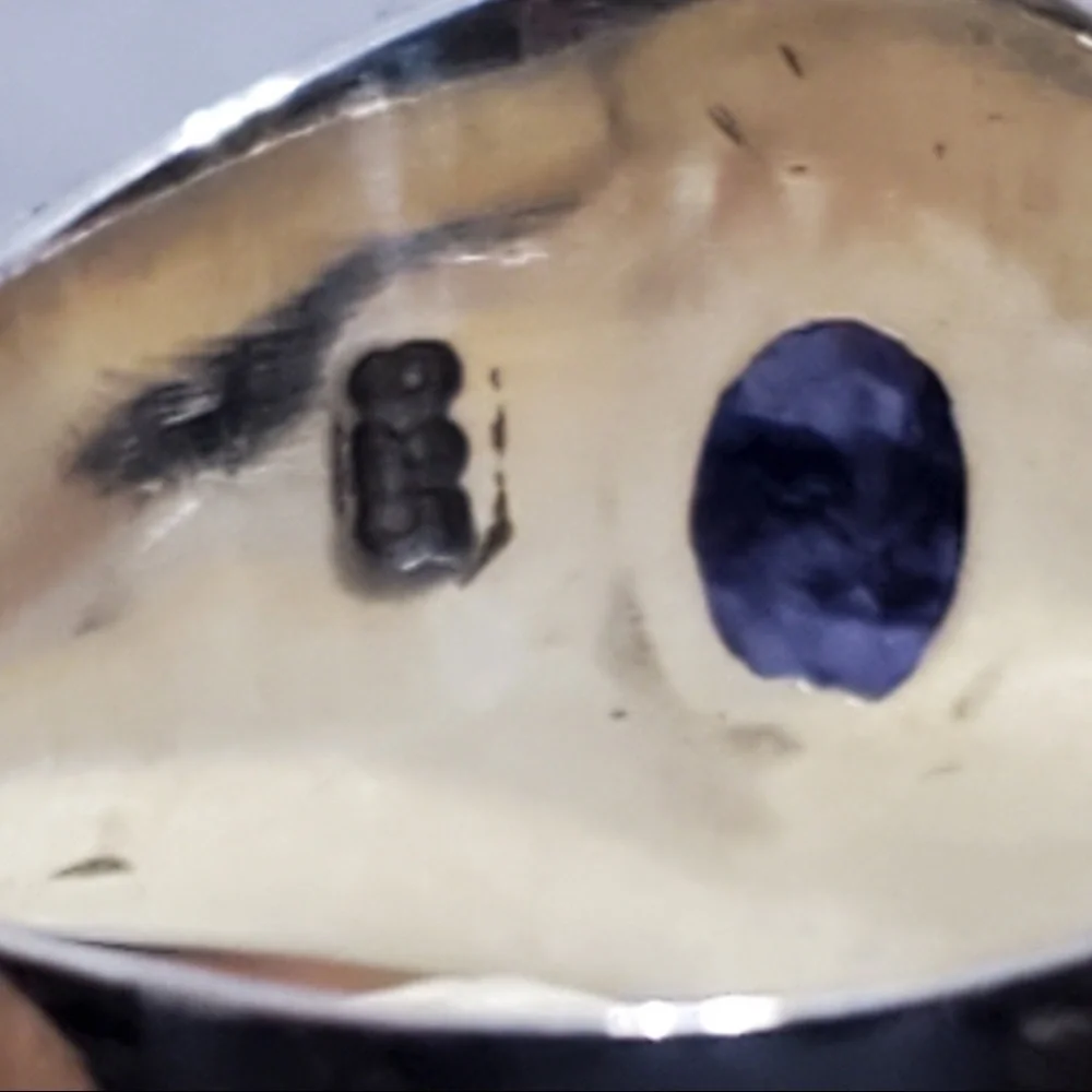 Artisan Rough Cut Tanzanite In SS Ring Sz 8 (NWOT) New Without Tags - Picture 16 of 16